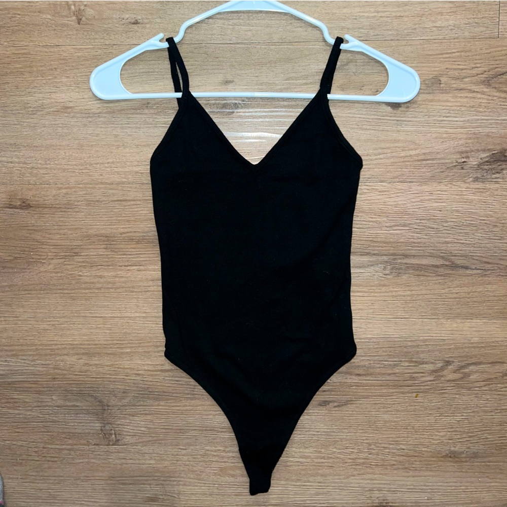 Nordstrom BP Black Tank Bodysuit